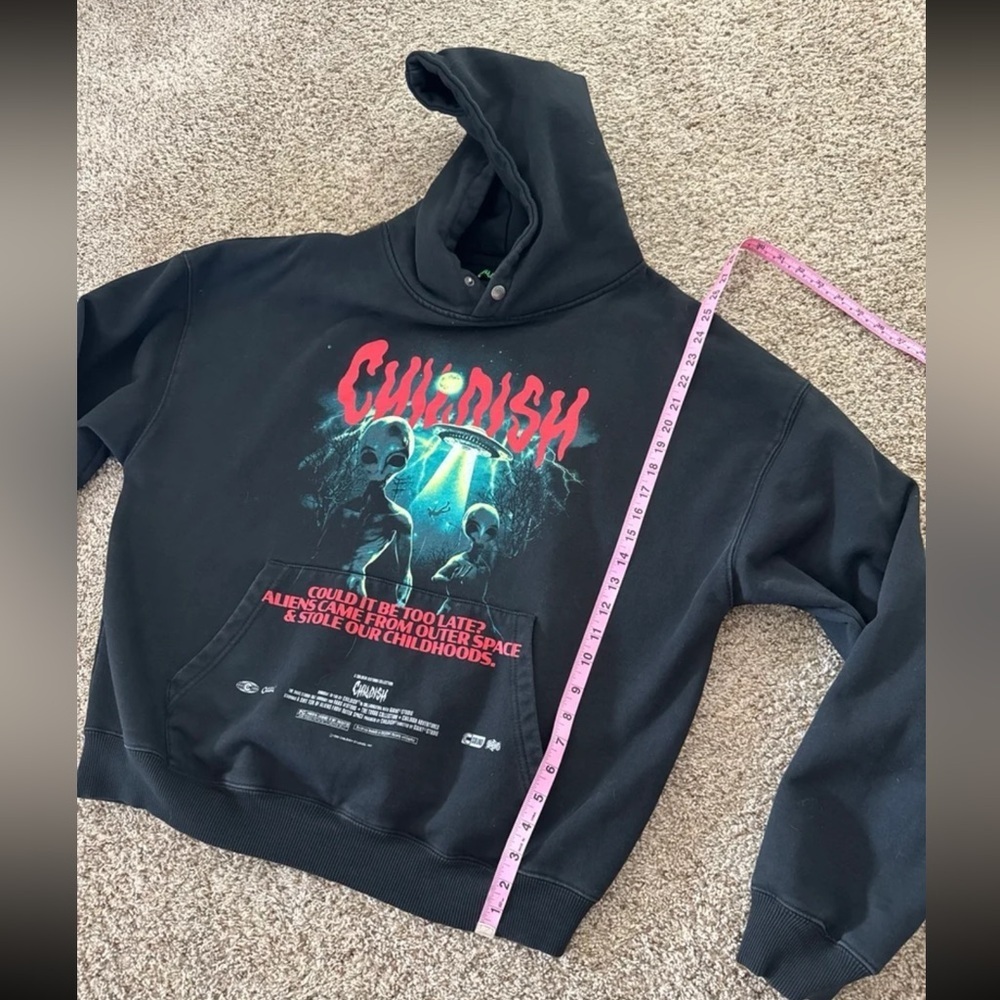 Childish Halloween Limited Edition Alien Abduction Hoodie size Large - Picture 12 of 12